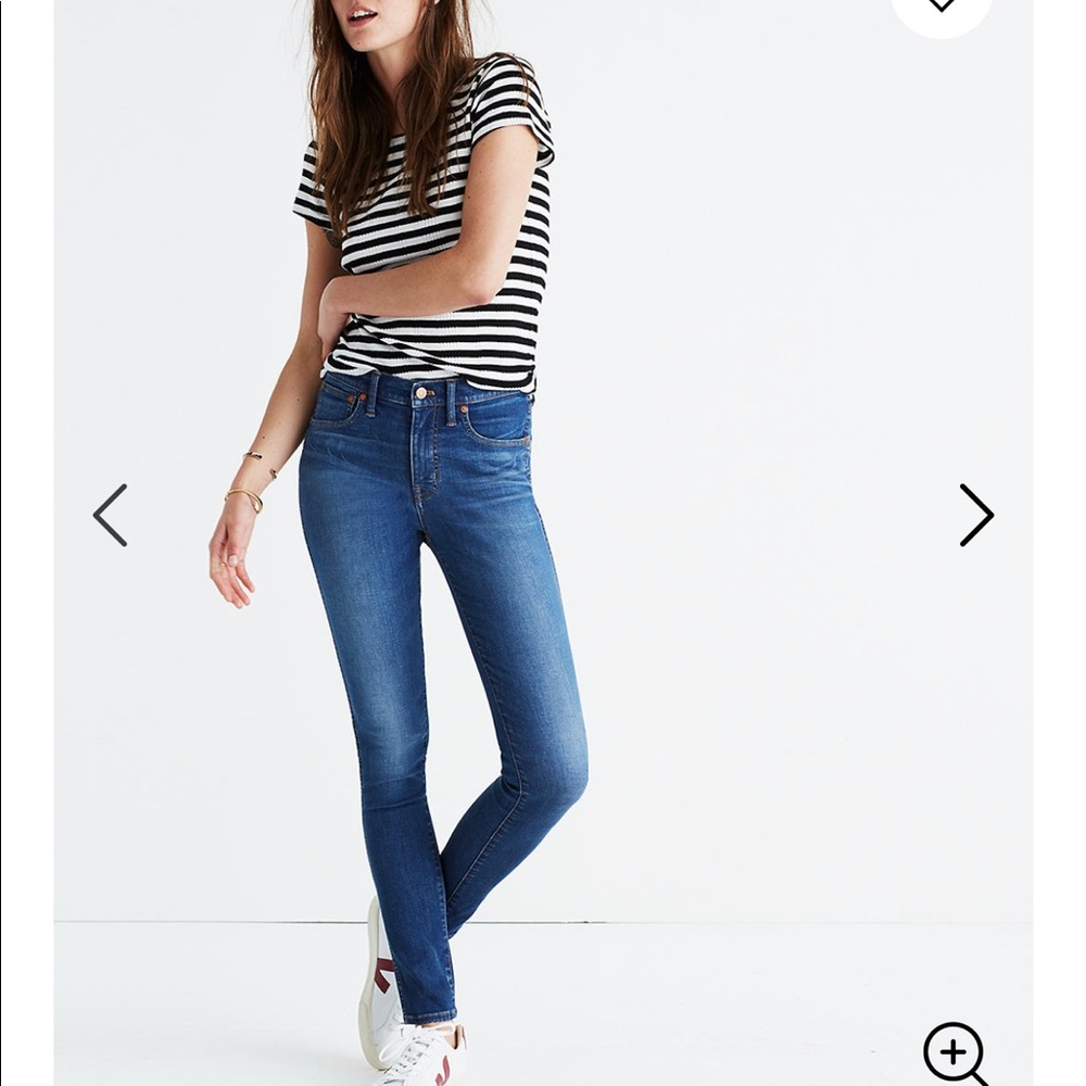 Madewell 9” high rise skinny jean